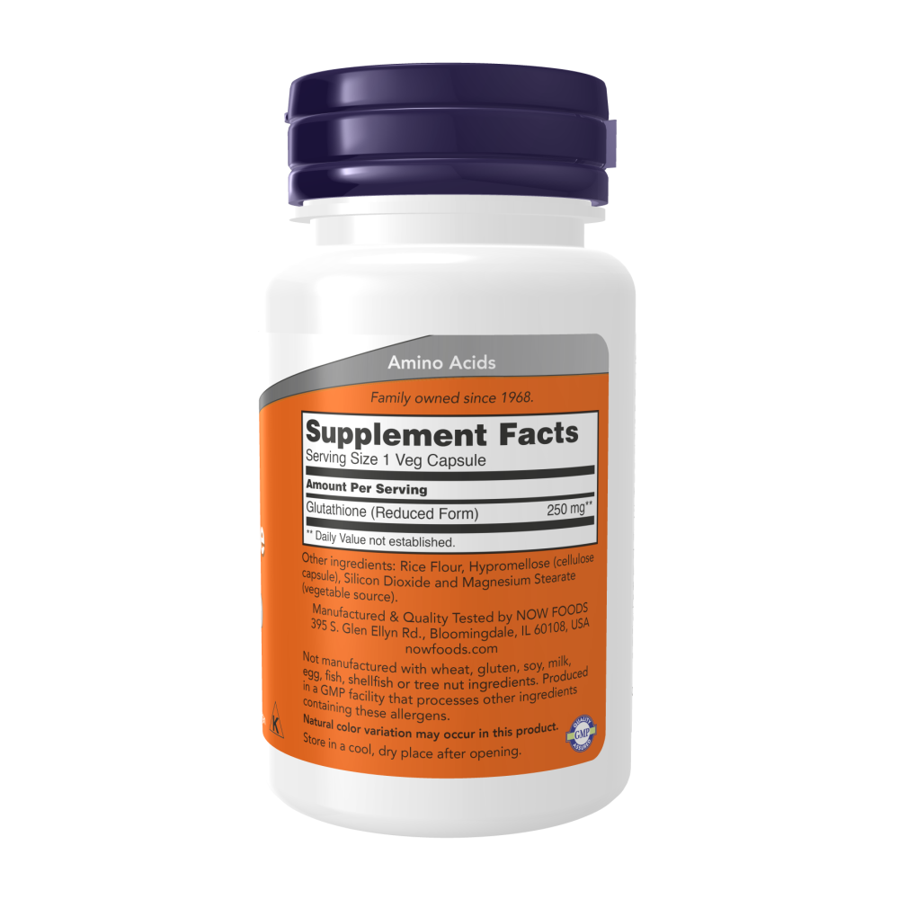 Maintenant - Glutathion, 250 mg, 60 gélules végétales