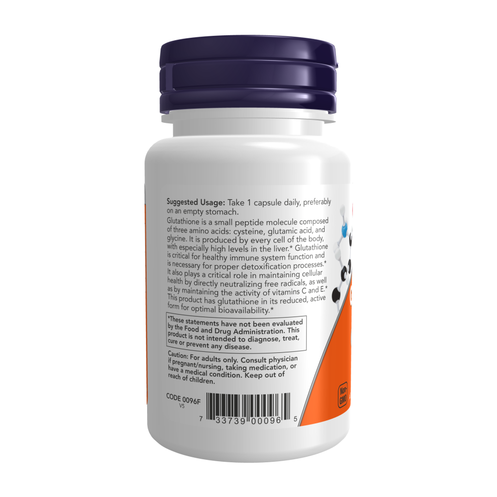 Maintenant - Glutathion, 250 mg, 60 gélules végétales