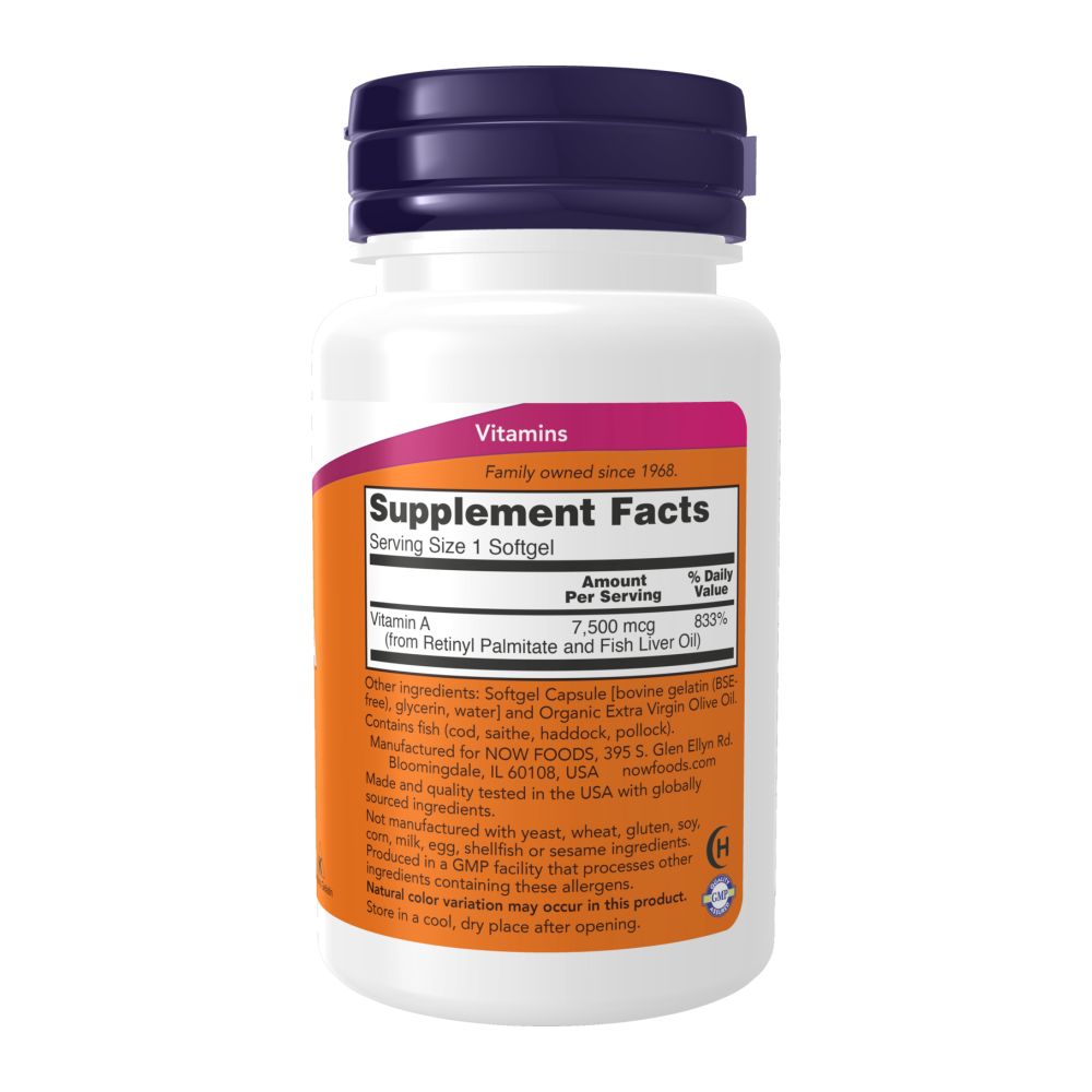 Maintenant - Vitamine A 10 000 UI, 100 gélules