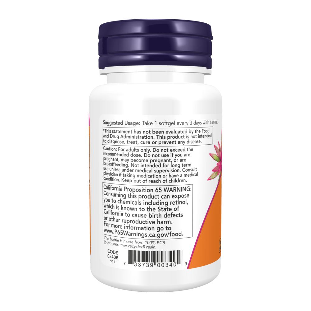 Maintenant - Vitamine A 10 000 UI, 100 gélules