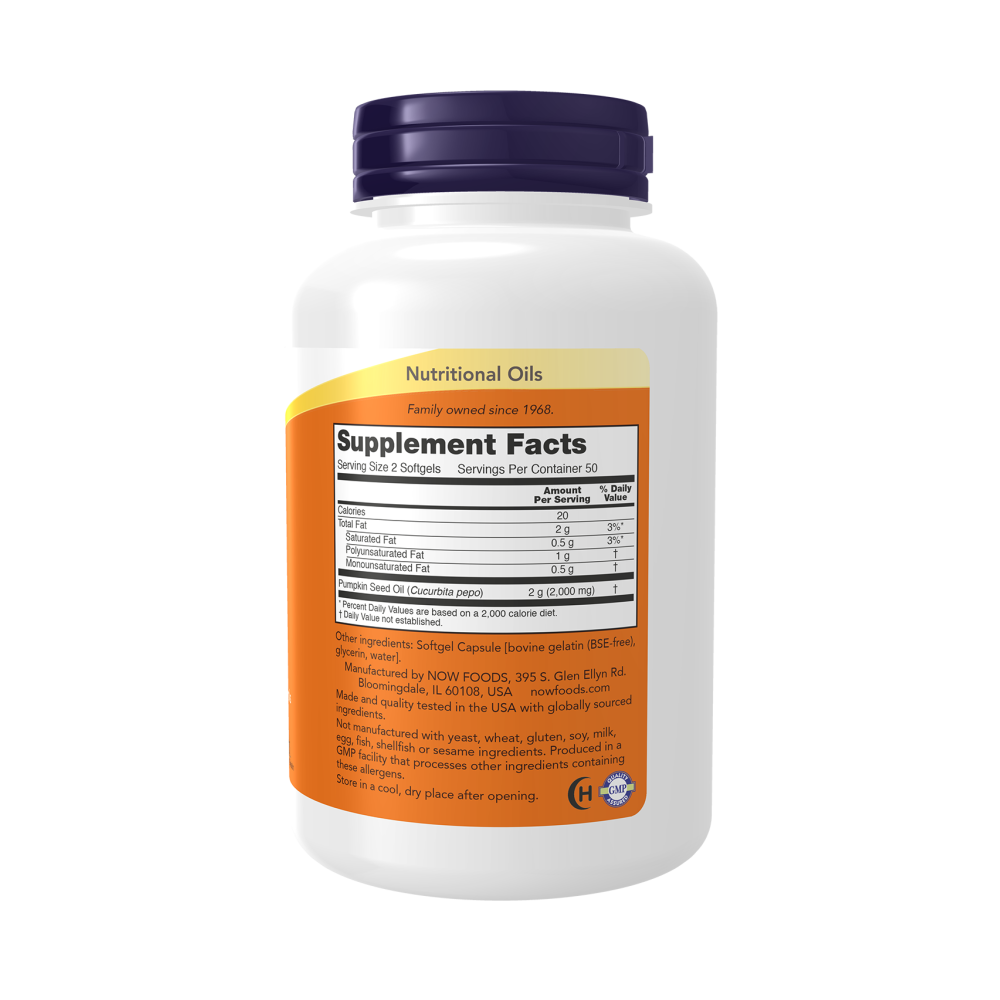 Now - Pumpkin Seed Oil