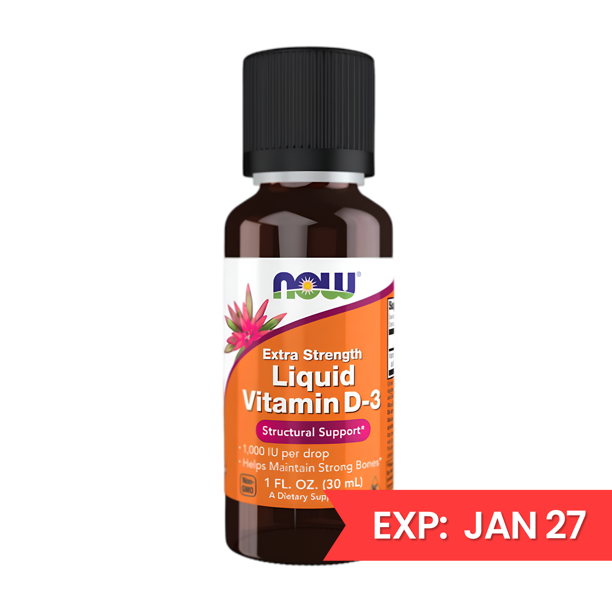 Maintenant - Vitamine D-3 liquide, extra-forte