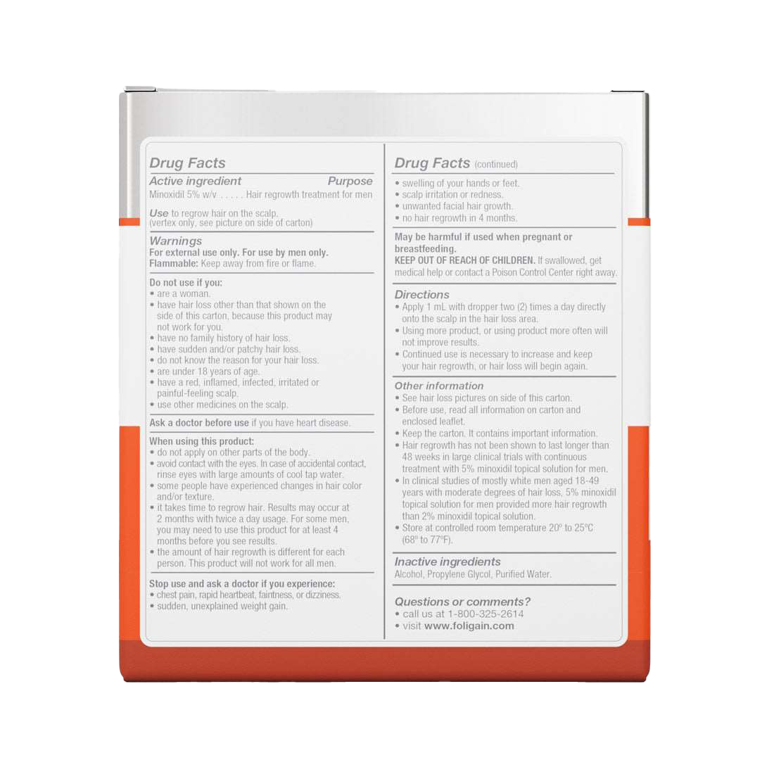 Foligain - Hair Regrowth Treatment For Men