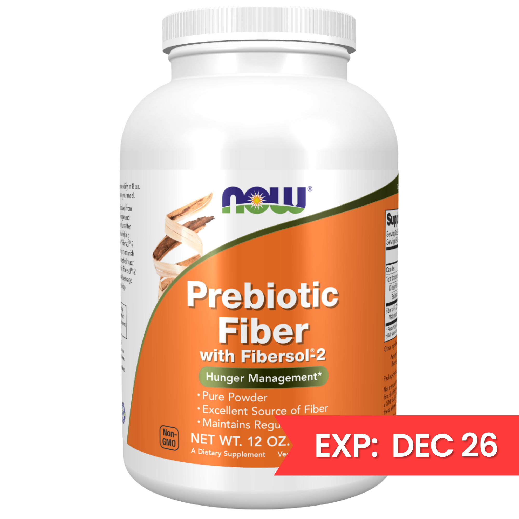 Now - 含 Fibersol®-2 粉末的益生元纖維