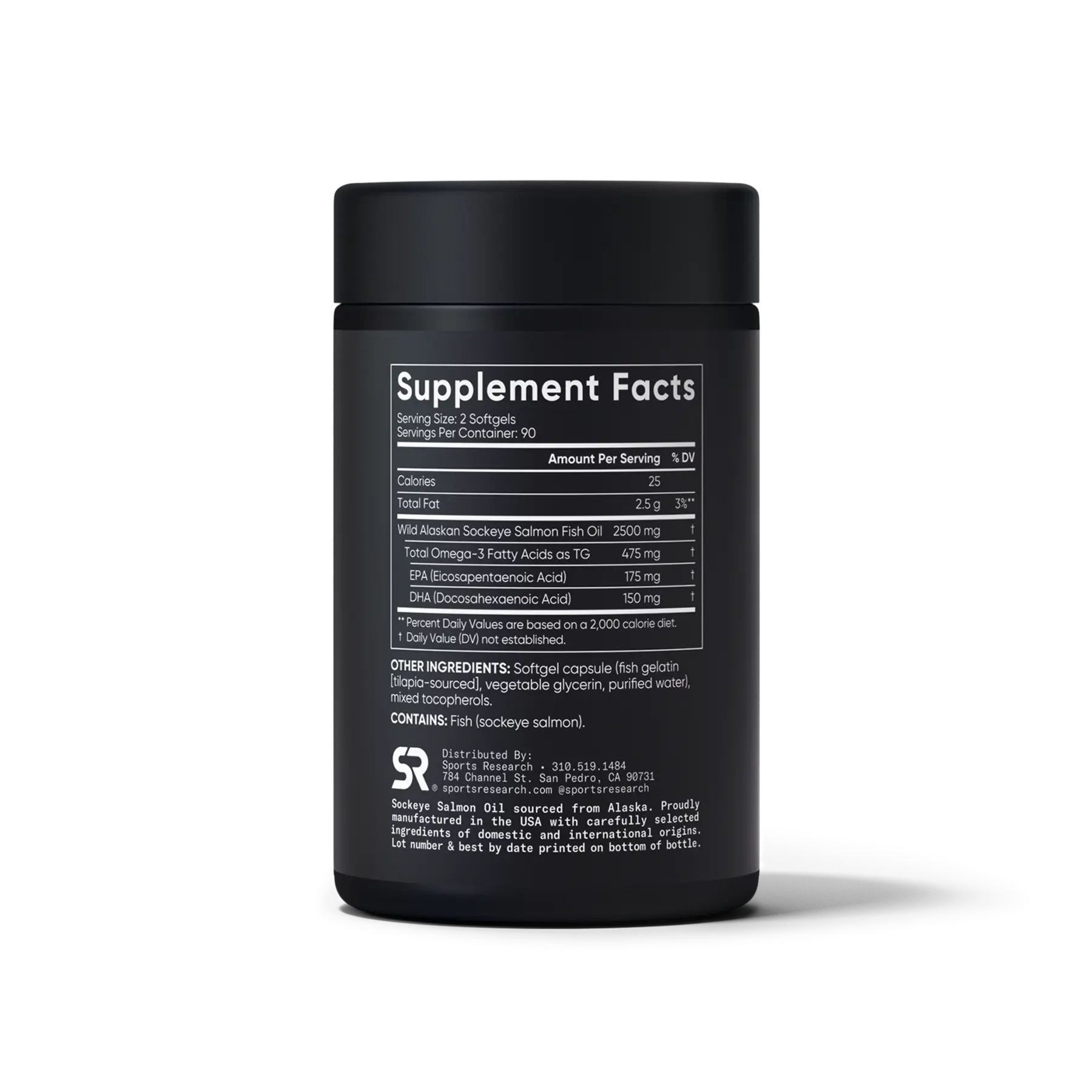 Sports Research - Wild Alaskan Sockeye Salmon Oil