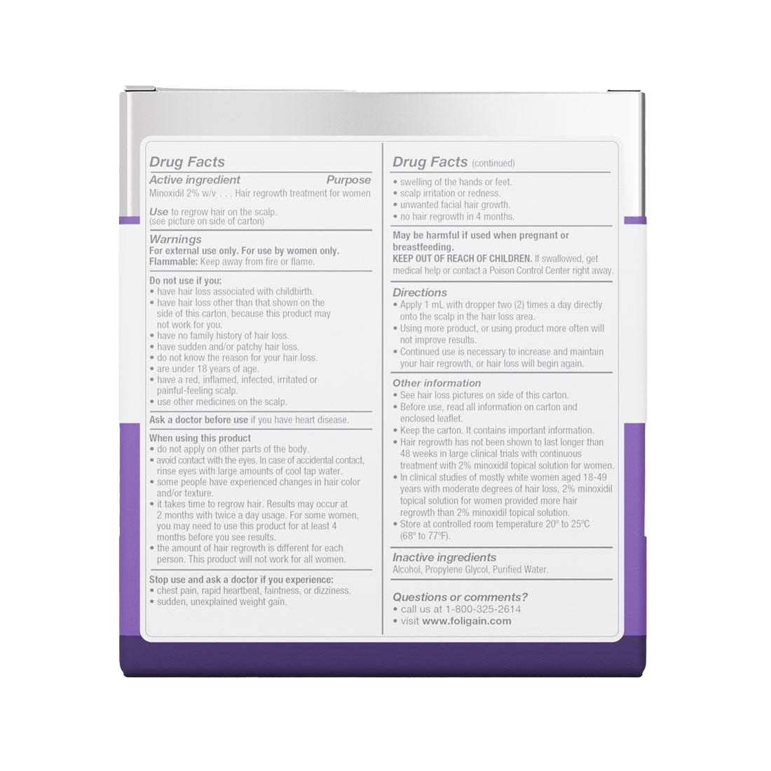 Foligain - Hair Regrowth Treatment For Women