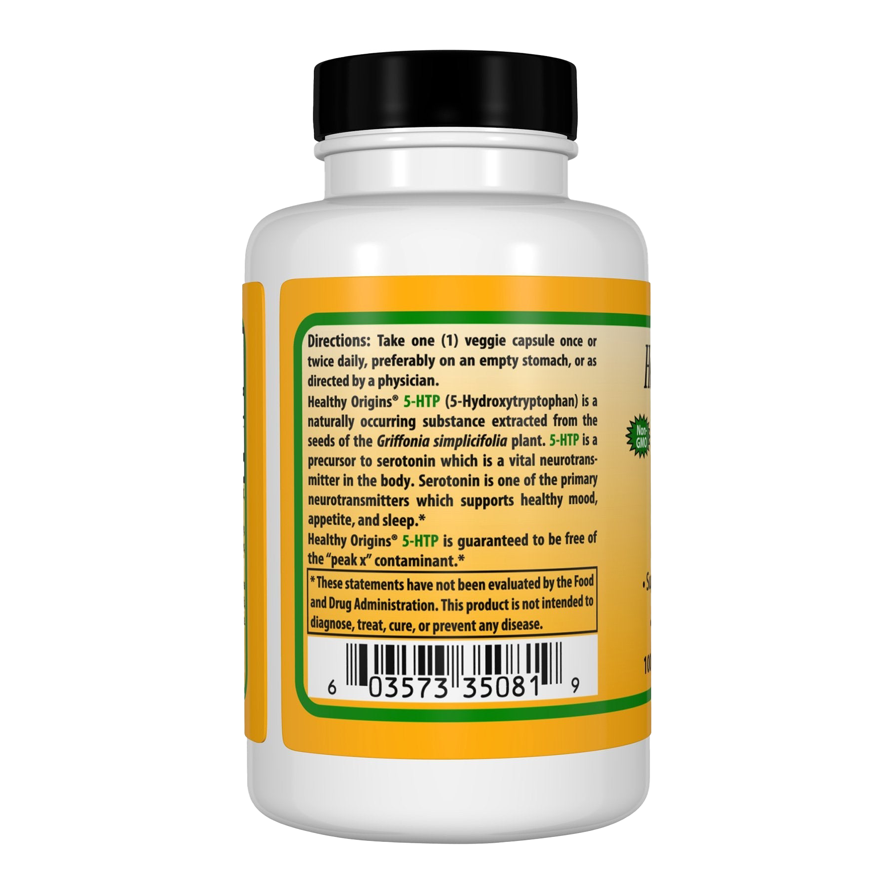 Origines saines - 5-HTP, 100 mg