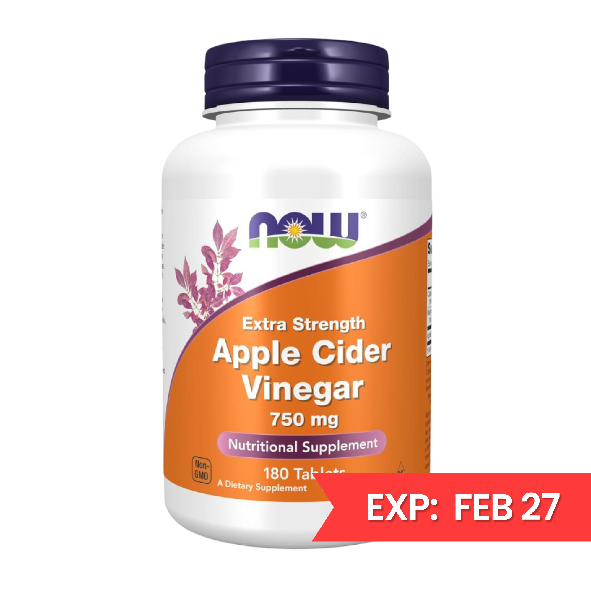 Now - Apple Cider Vinegar Tablets 750mg