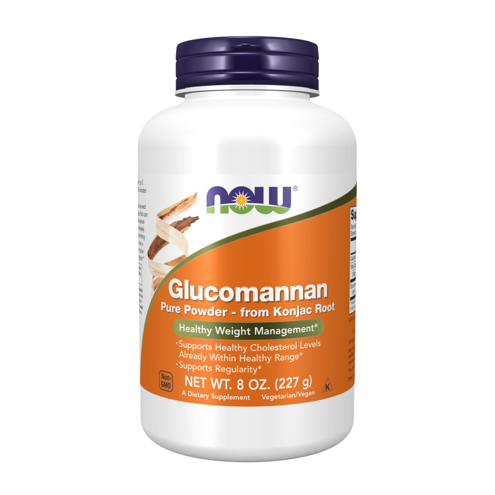 Maintenant - Glucomannane 575 mg 180 Caps, Niveaux de cholestérol sains, Racine de Konjac