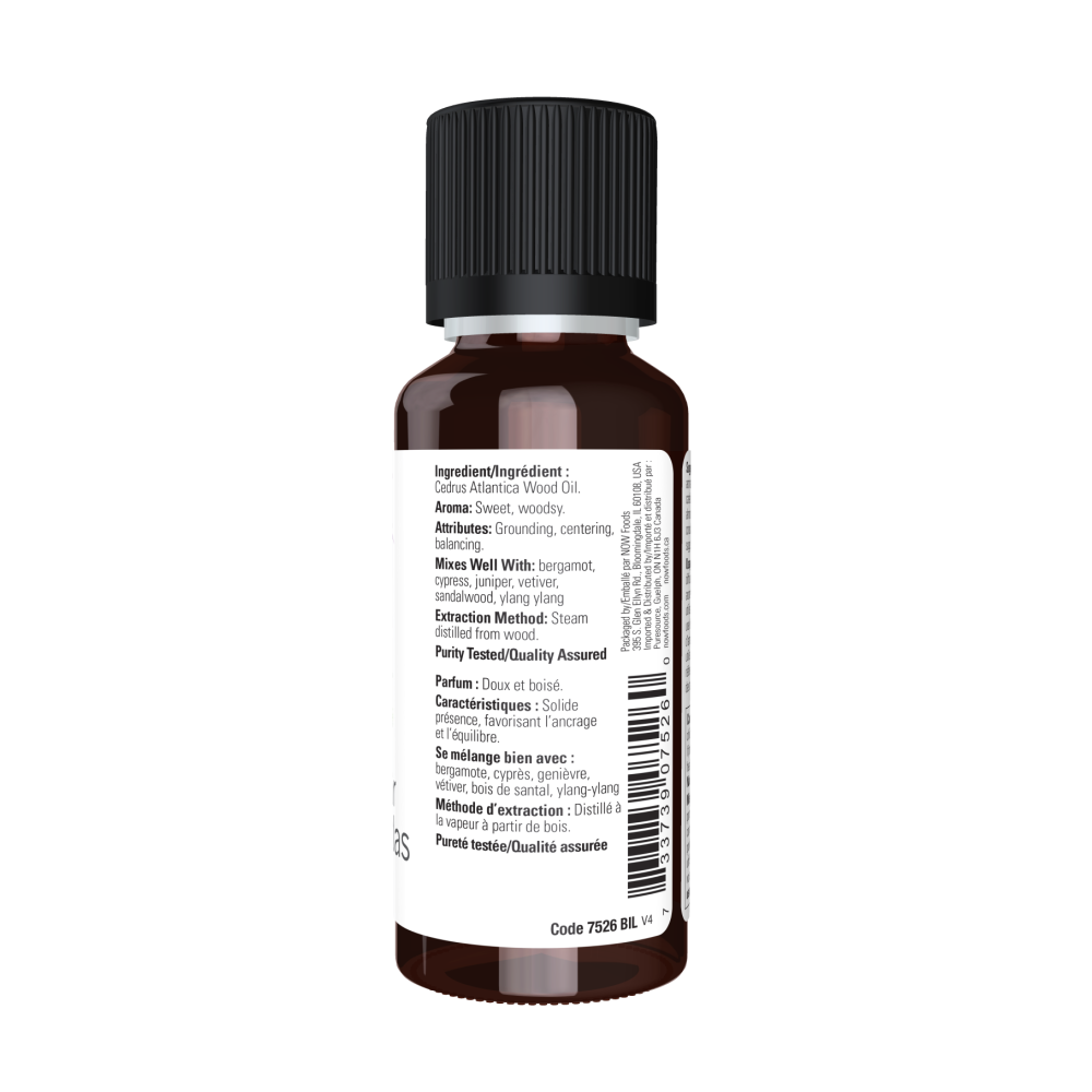 Maintenant - Huiles essentielles Huile de cèdre de l'Atlas 100 % pure, 1 oz 30 ml