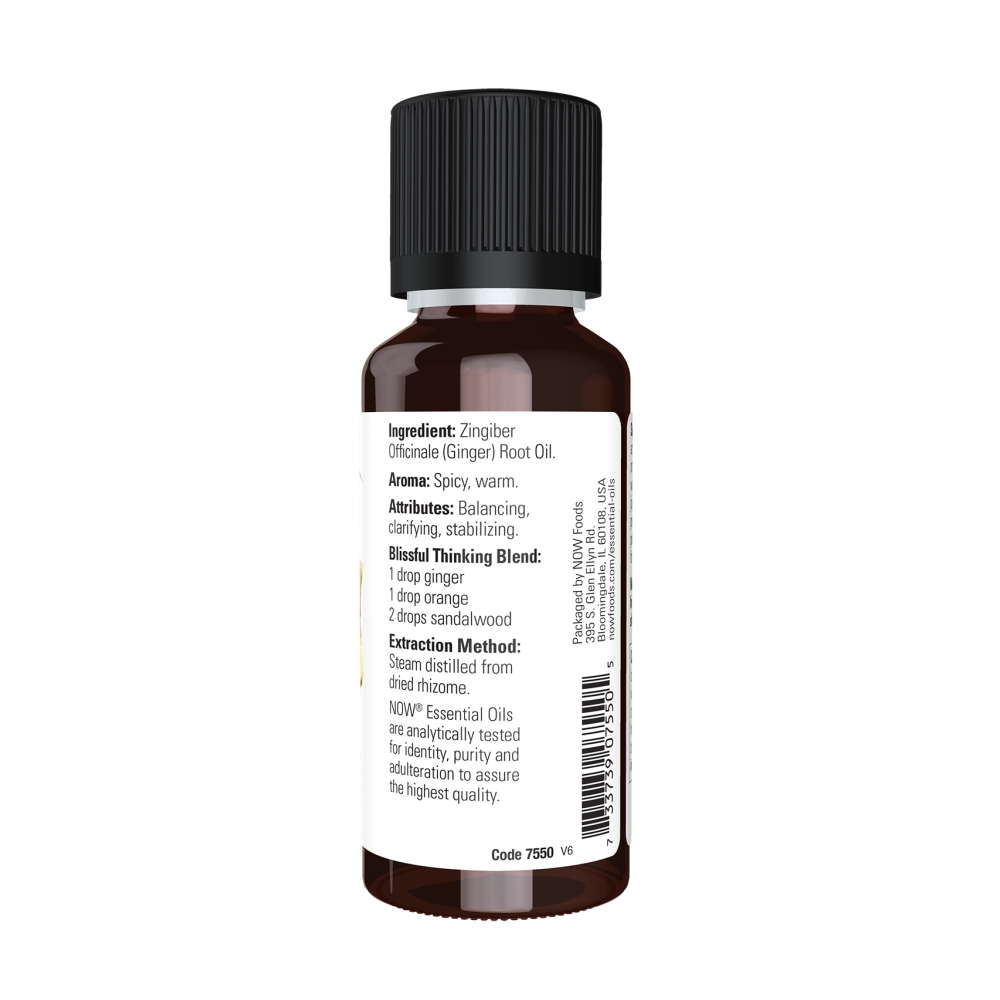 Maintenant - Huiles Essentielles Huile de Gingembre 100% Pure, 1oz 30ml