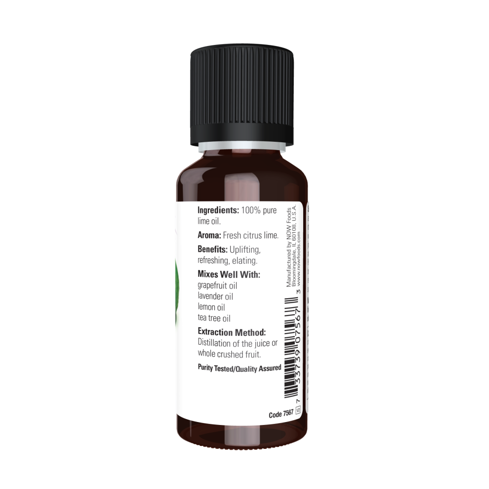 Now - Essential Oils - Lime Oil - 1 fl oz, 30ml