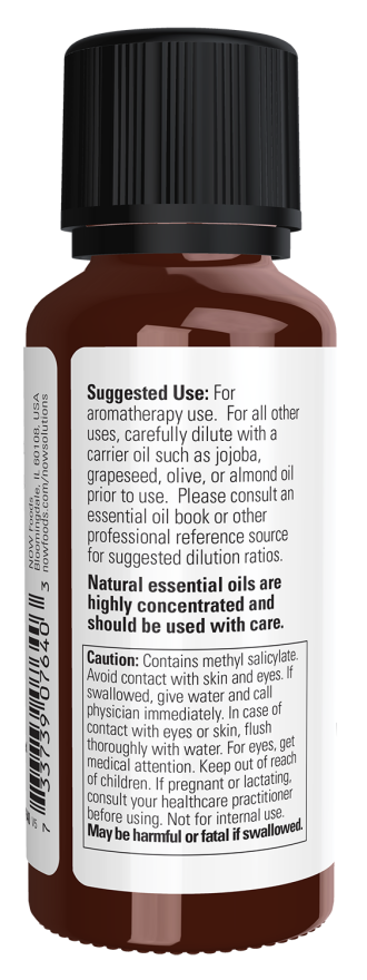 NOW Foods - Essential Oils, Wintergreen Oil 1 fl oz, 30ml