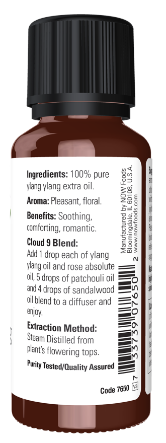 NOW - Essential Oils Ylang Ylang Extra Oil, 1 fl oz - 30 mL