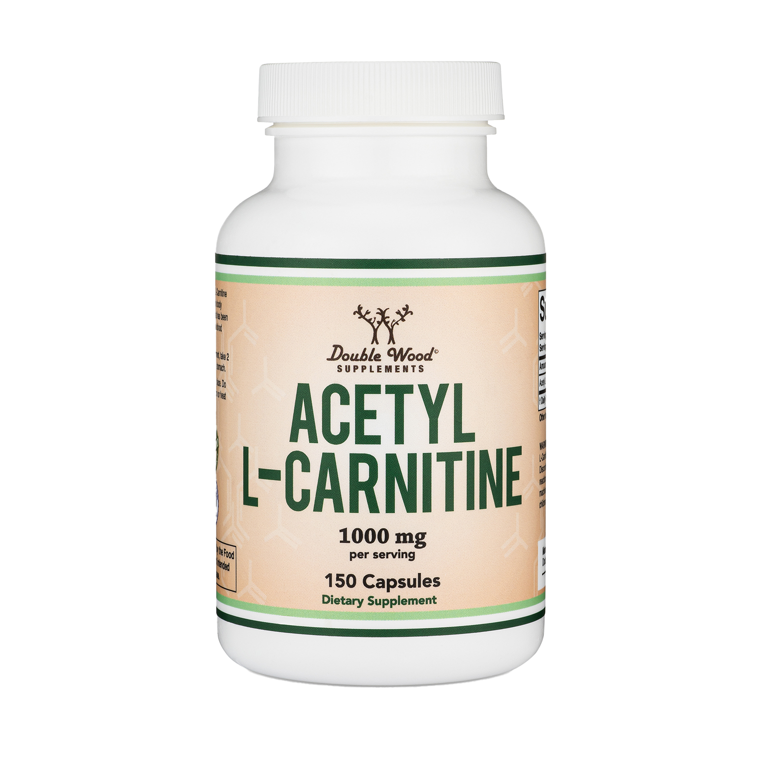 Double Wood - Acétyl L-Carnitine - Gélules de 150 x 180 mg
