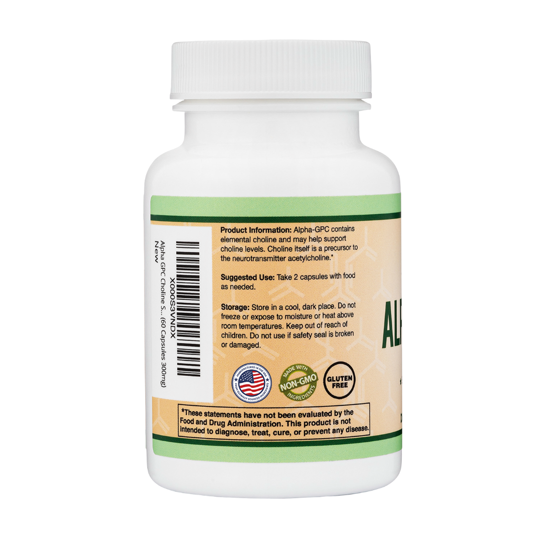 Double Wood - Alpha GPC - 60 gélules de 300 mg