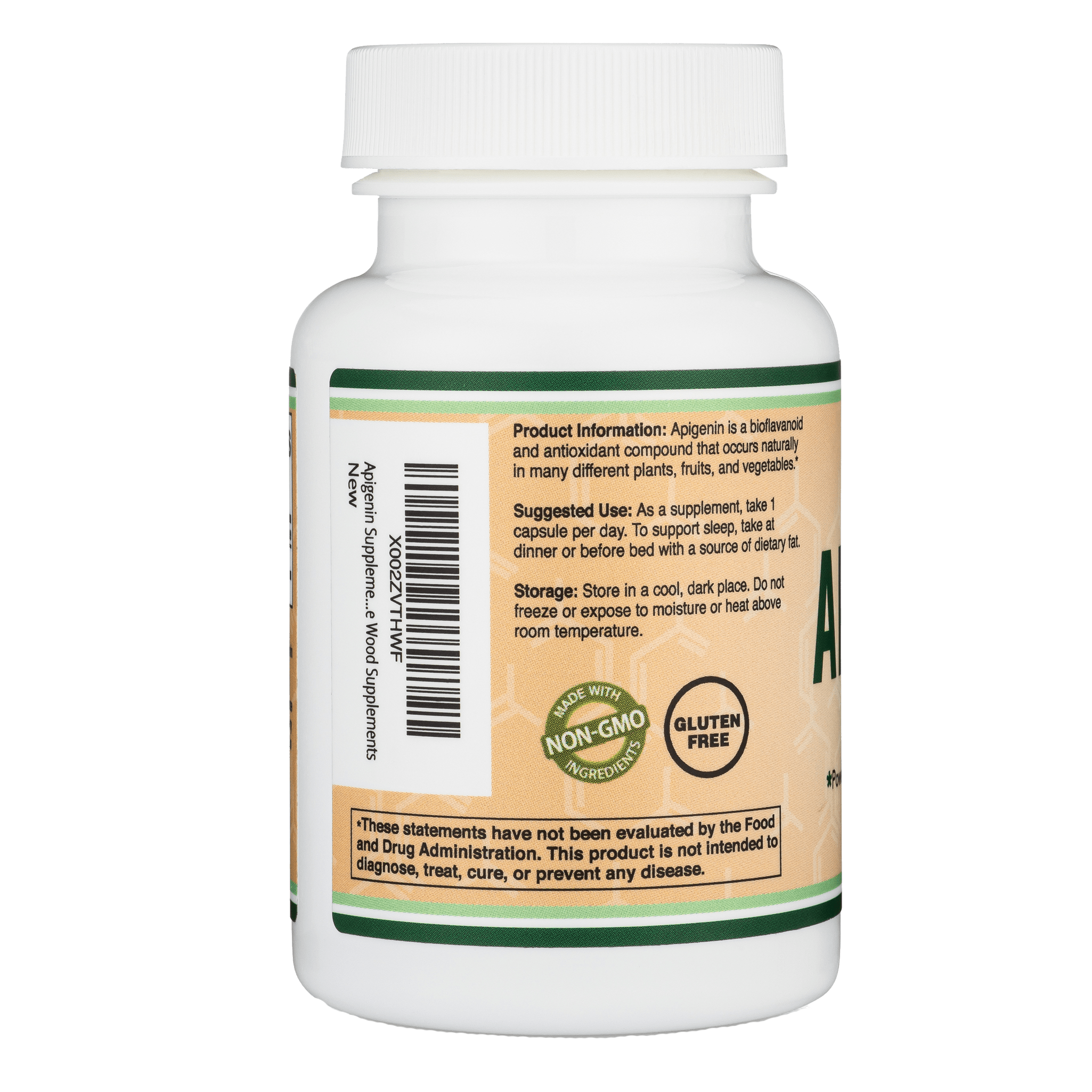 Double Bois - Apigénine - 120 gélules de 50 mg