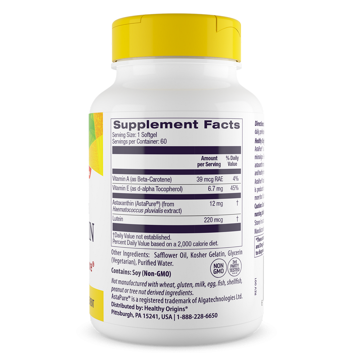 Healthy Origins - 蝦紅素(複合),4 毫克