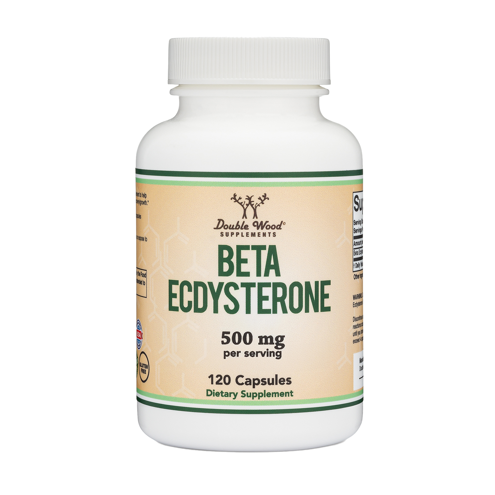 Double Wood - Bêta Ecdystérone - 120 gélules de 500 mg