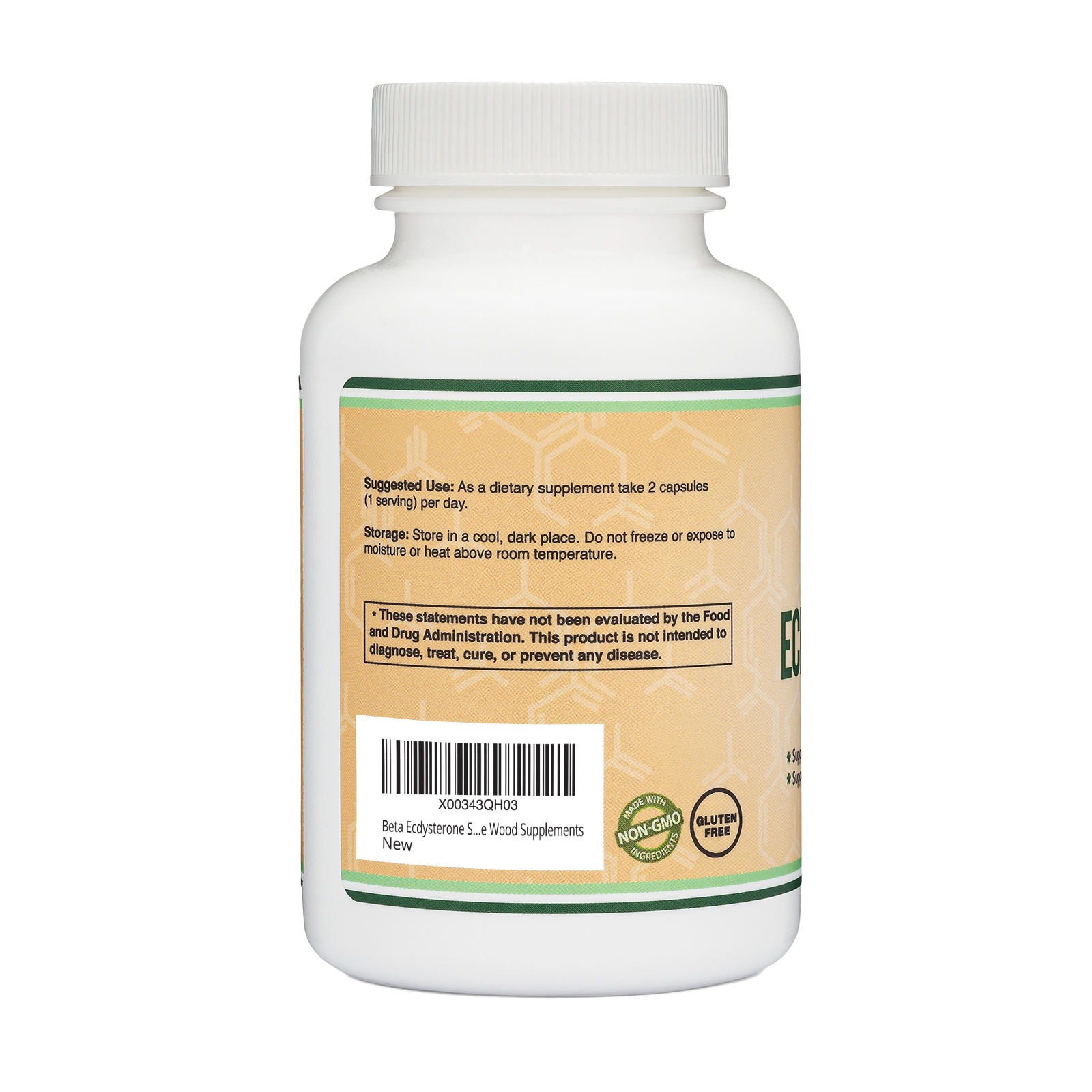 Double Wood - Bêta Ecdystérone - 120 gélules de 500 mg