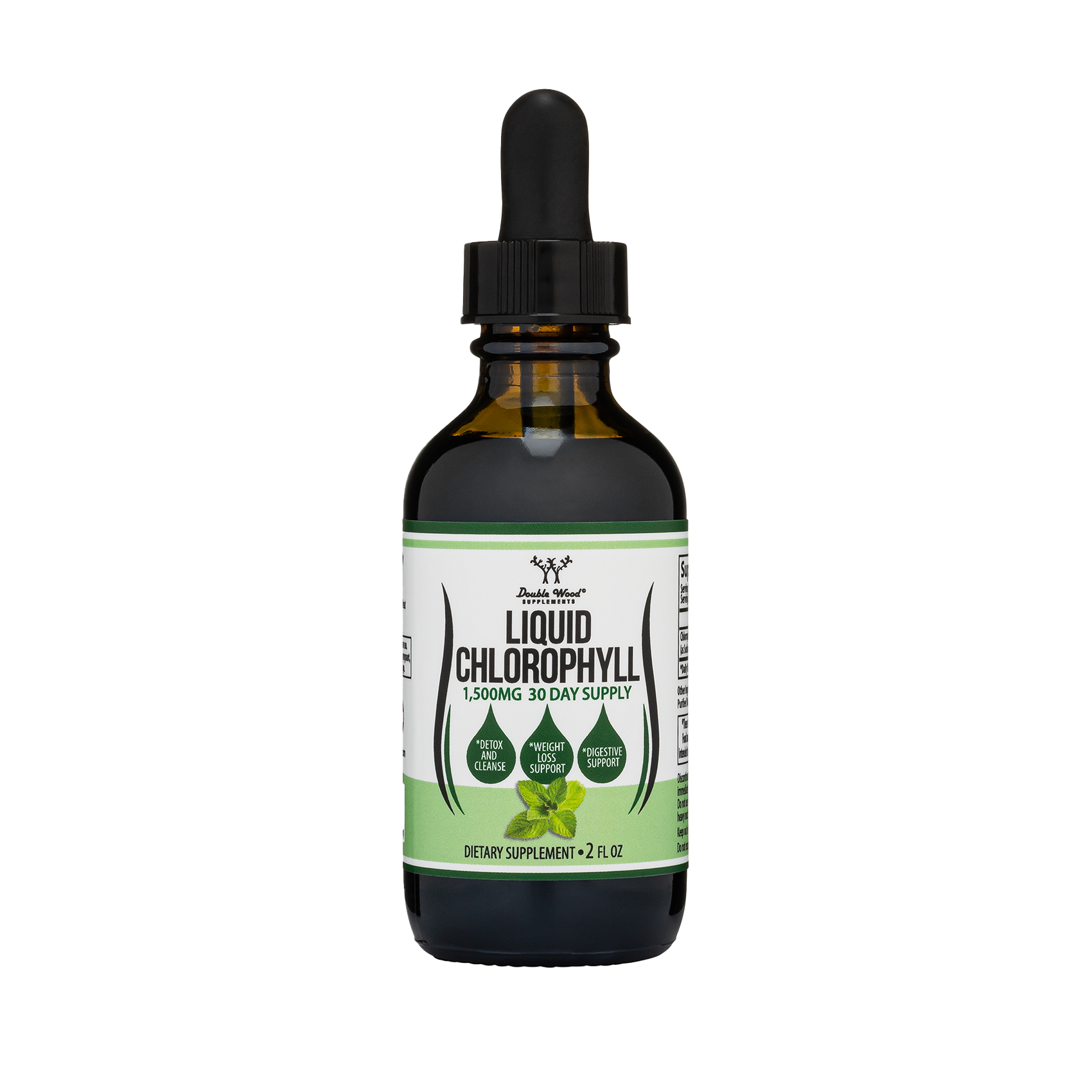 Double Wood - Chlorophylle liquide - Doses de 120 x 50 mg