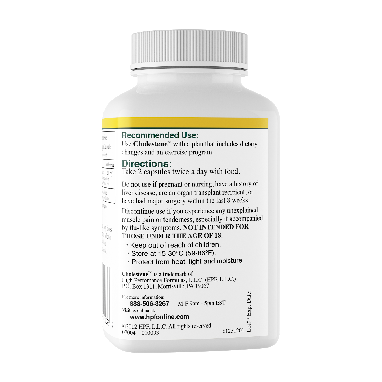 Healthy Origins - HPF Cholestene (Red Yeast Rice)