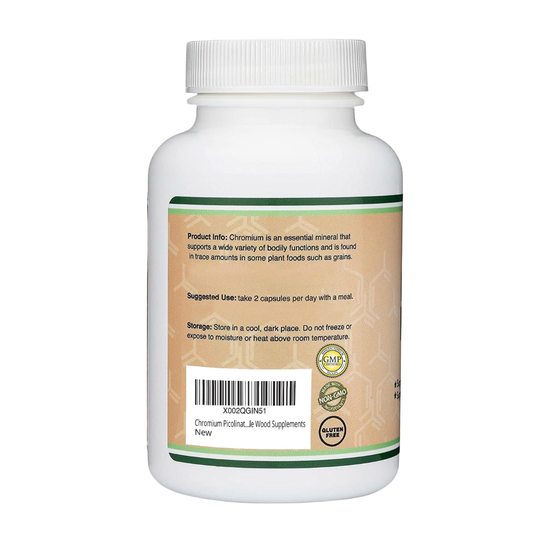 Double Wood - Picolinate de chrome - Capsules de 300 x 500 mcg