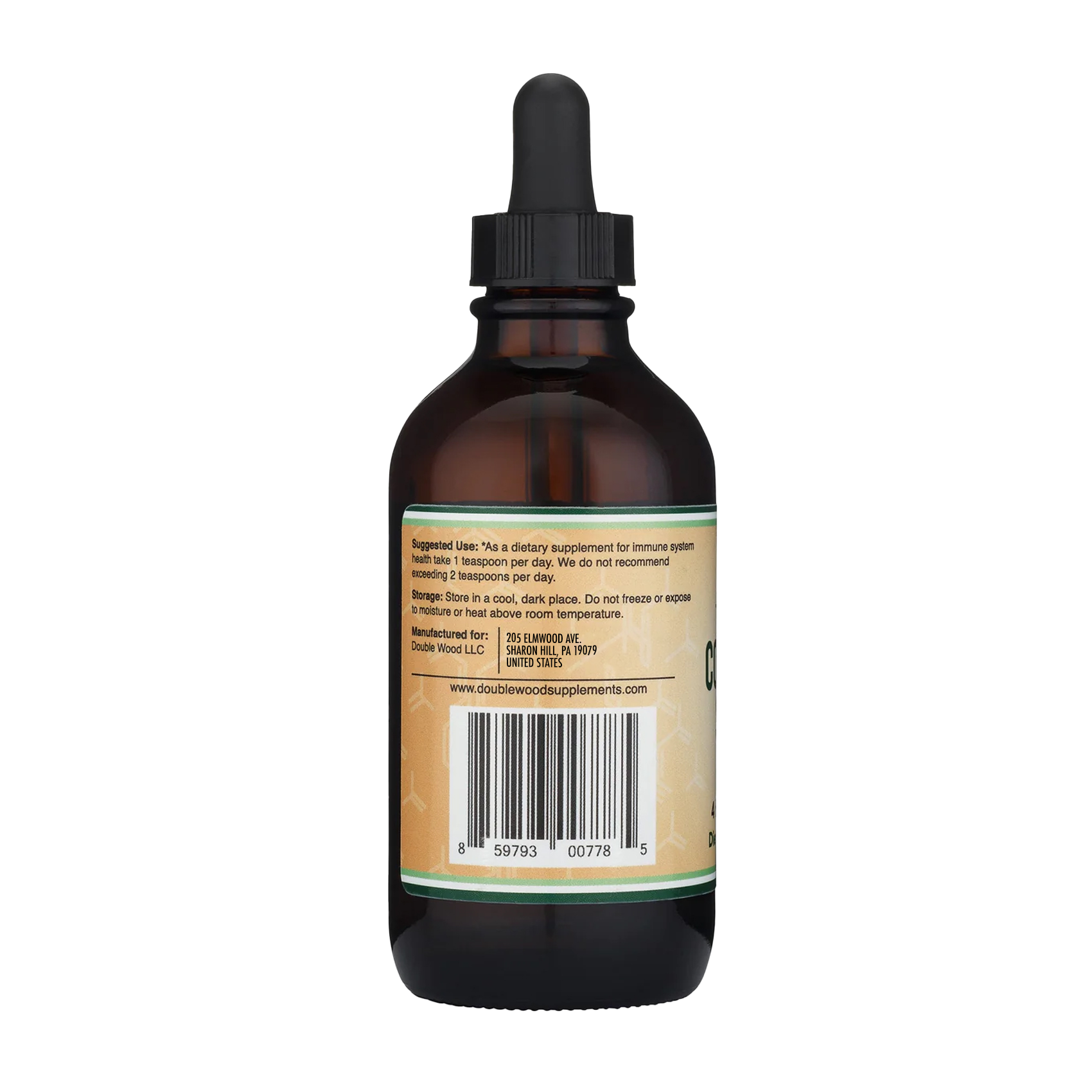 Double Wood - Argent colloïdal - 20 PPM, 4 fl. Bouteille d'onces