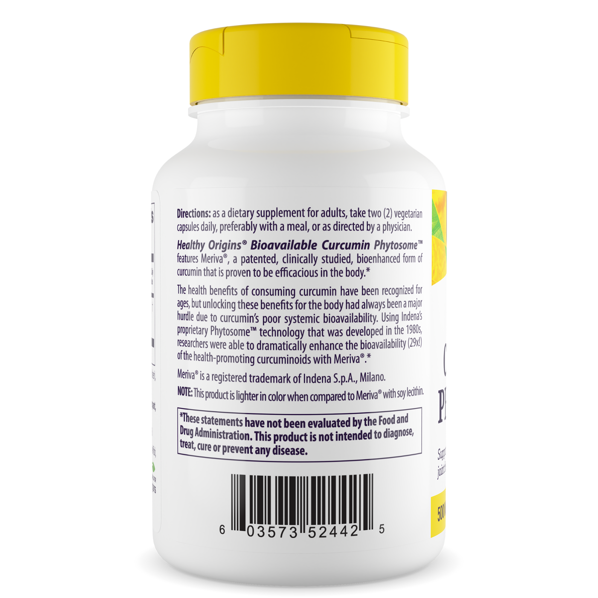 Healthy Origins - Curcumin Phytosome, 500mg