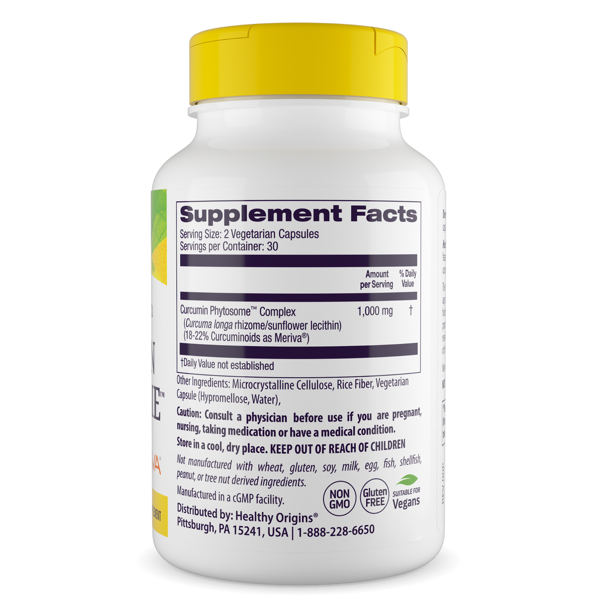 Healthy Origins - Curcumin Phytosome, 500mg