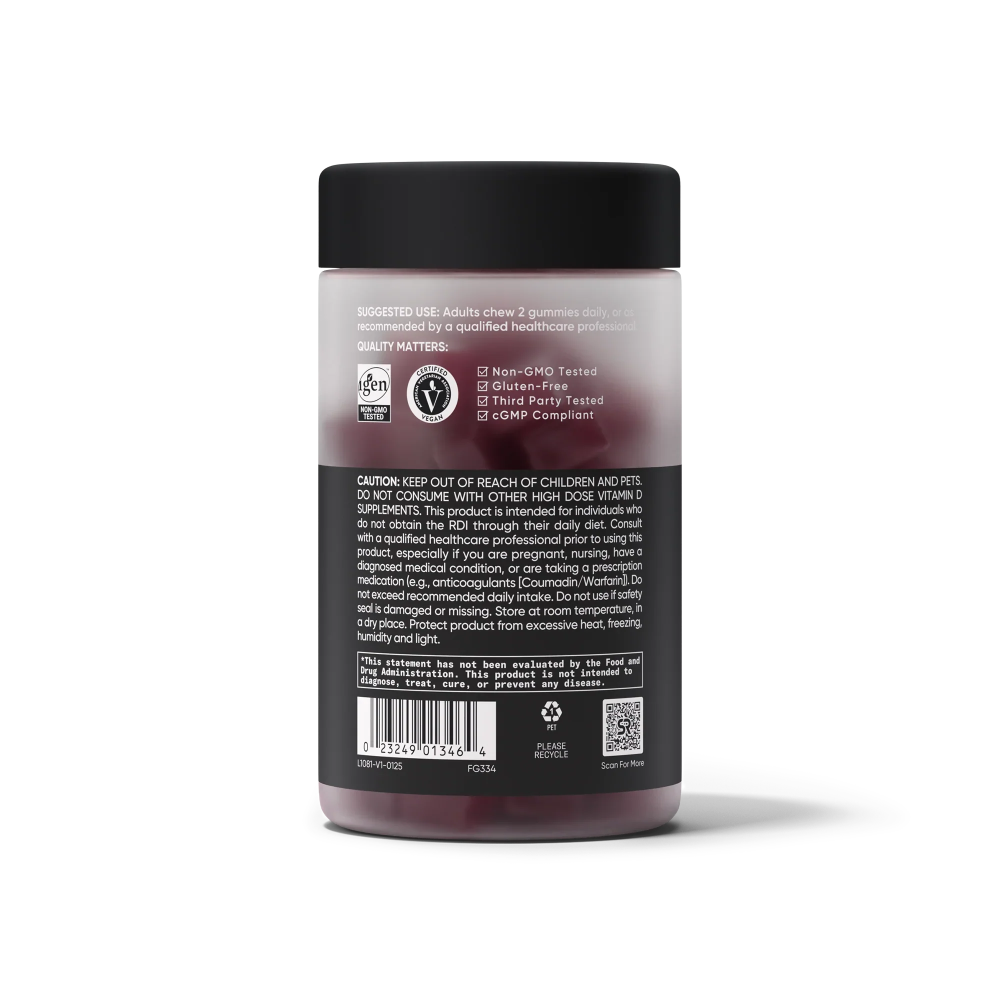 Sports Research - Vegan D3 + K2 Gummies