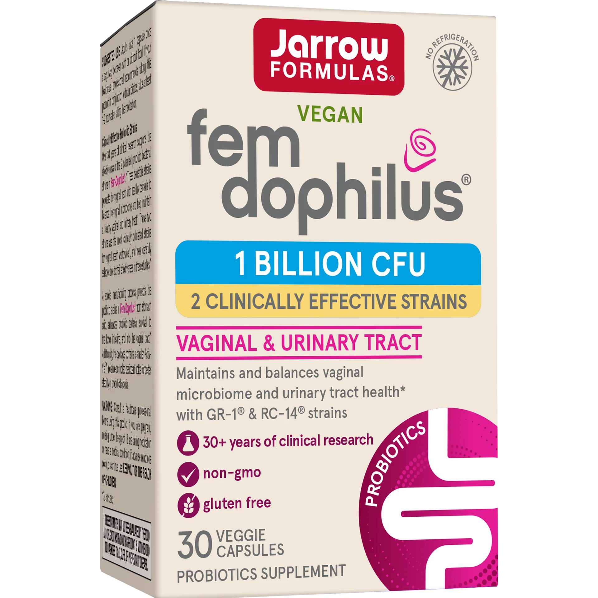Jarrow - Fem-Dophilus® Shelf Stable 1 Billion CFU
