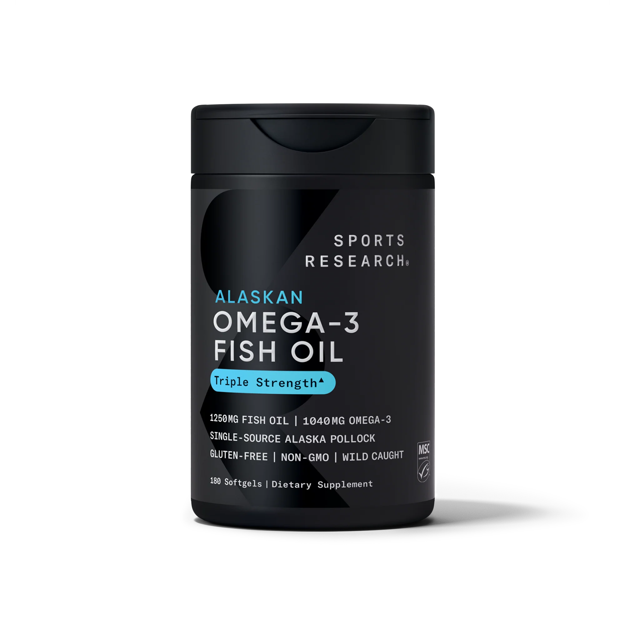 Sports Research - Omega-3 Fish Oil from Wild Alaska Pollock