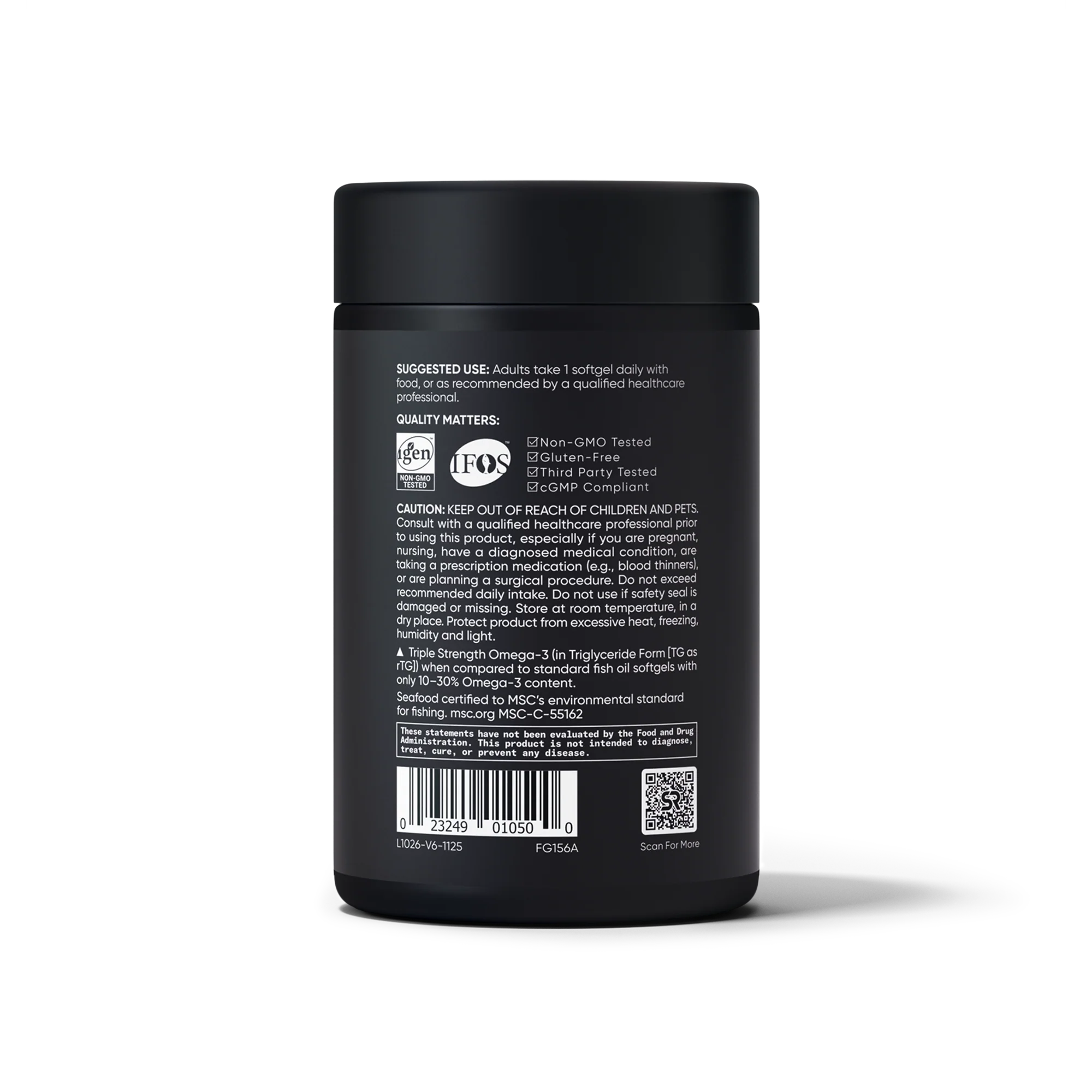 Sports Research - Omega-3 Fish Oil from Wild Alaska Pollock
