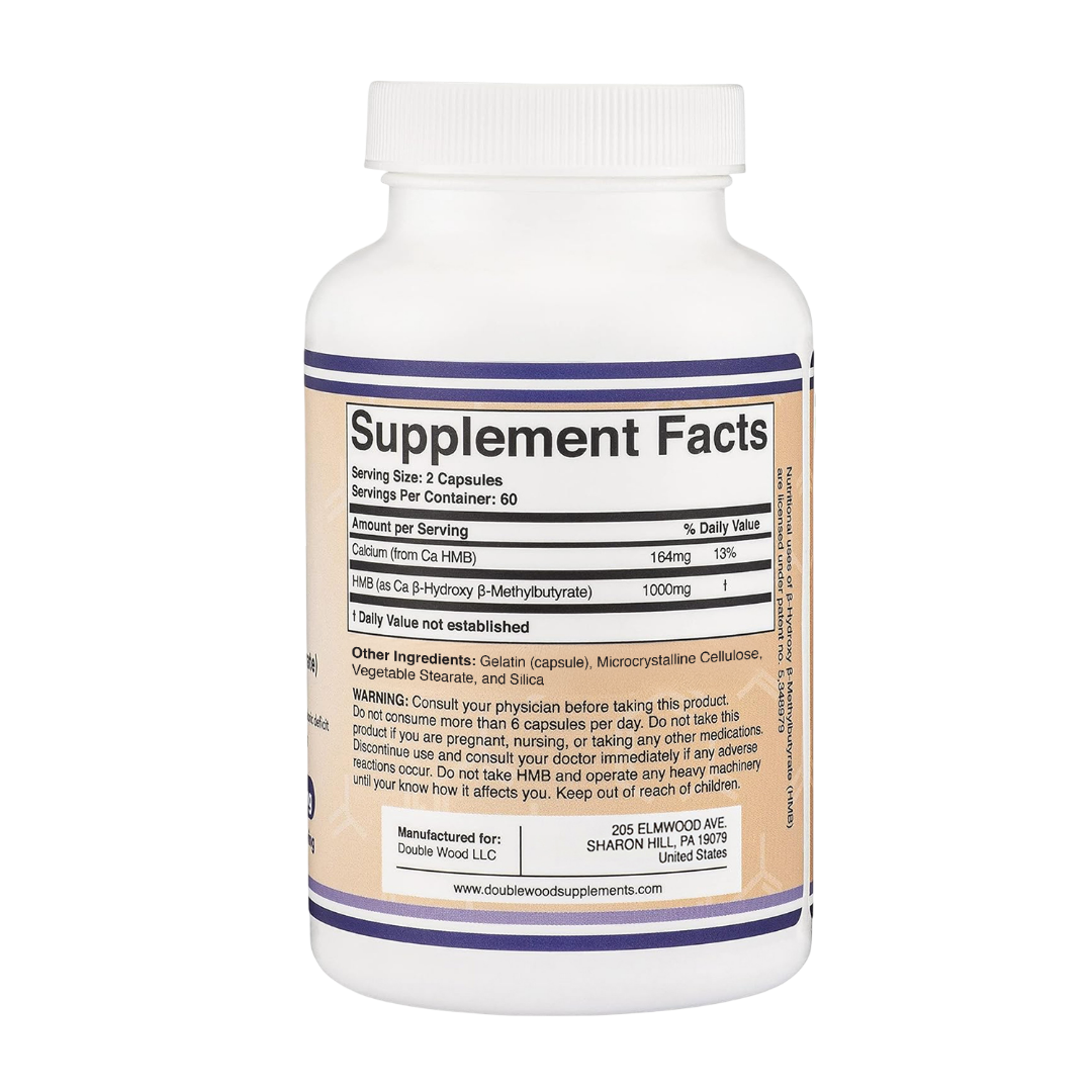 Double Bois - HMB - 120 gélules de 500 mg