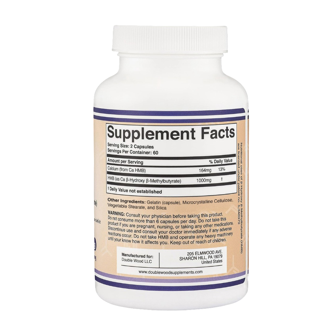 Double Bois - HMB - 120 gélules de 500 mg