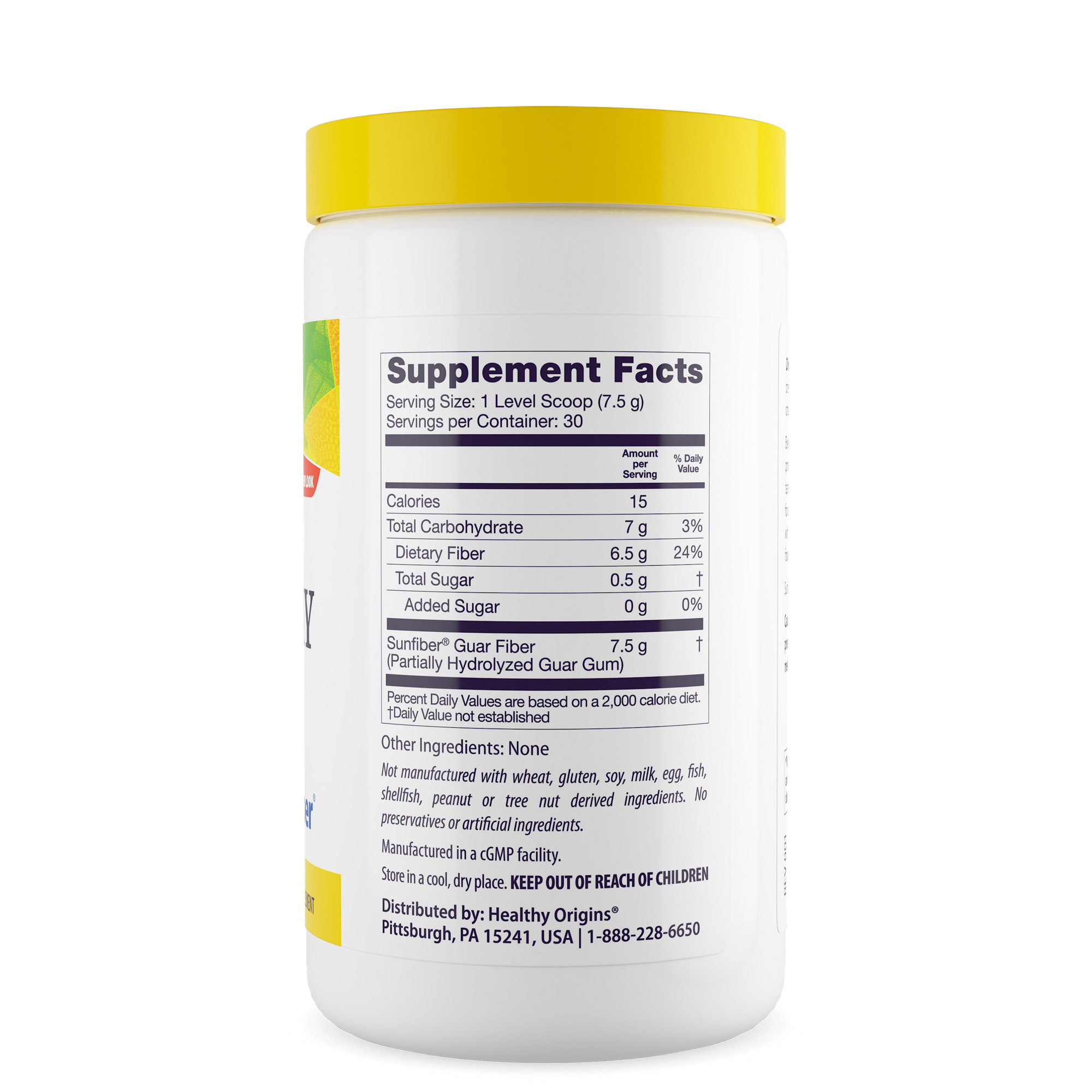 Healthy Origins - Fibres saines (Sunfiber), 225 g (7,9 OZ)