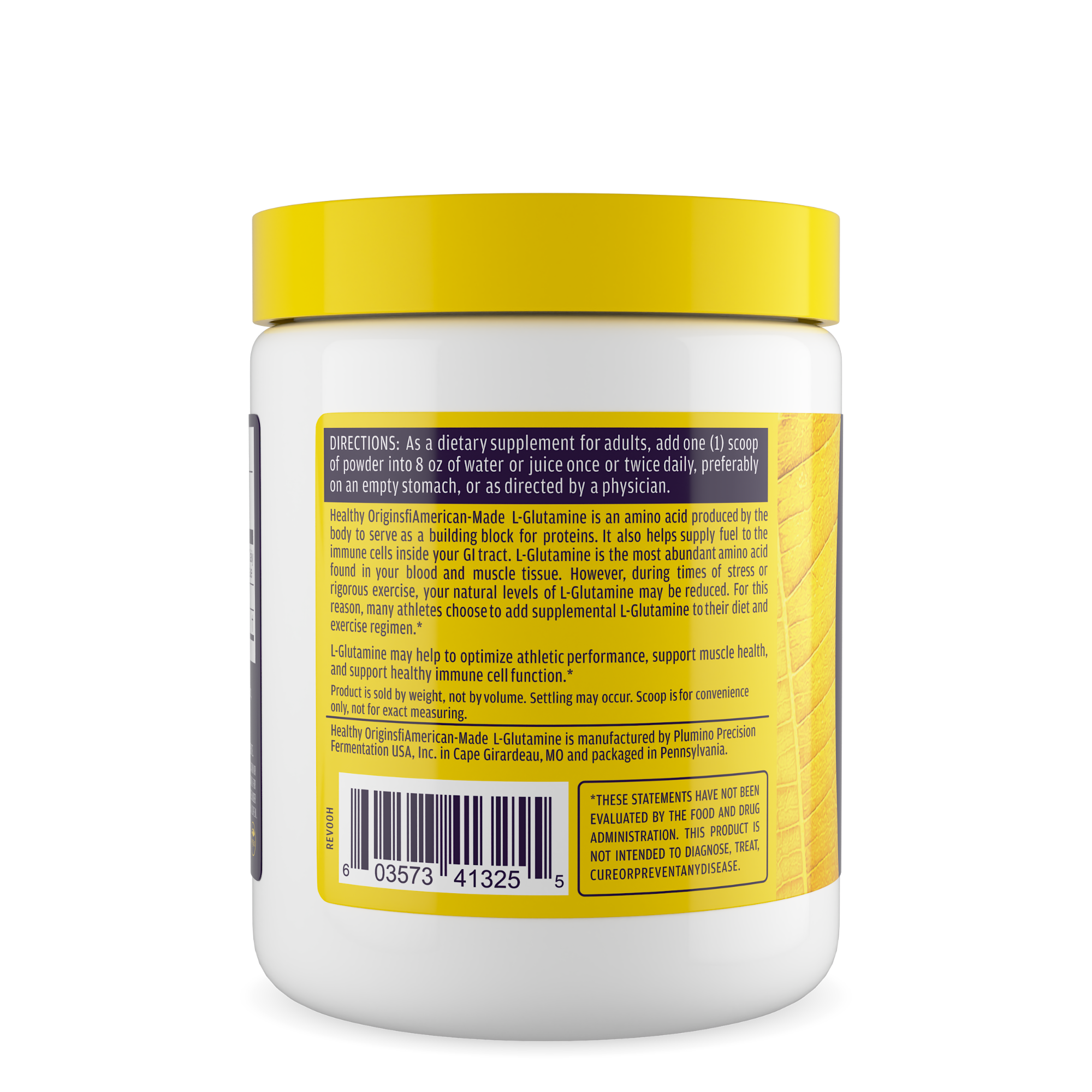 Healthy Origins - Poudre de L-Glutamine