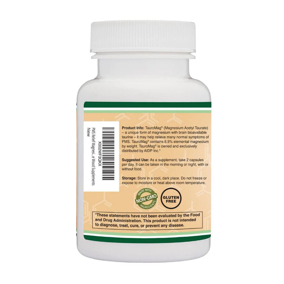 Double Wood - Acétyl-Taurate de Magnésium (Tauromag) - 180 gélules de 350 mg