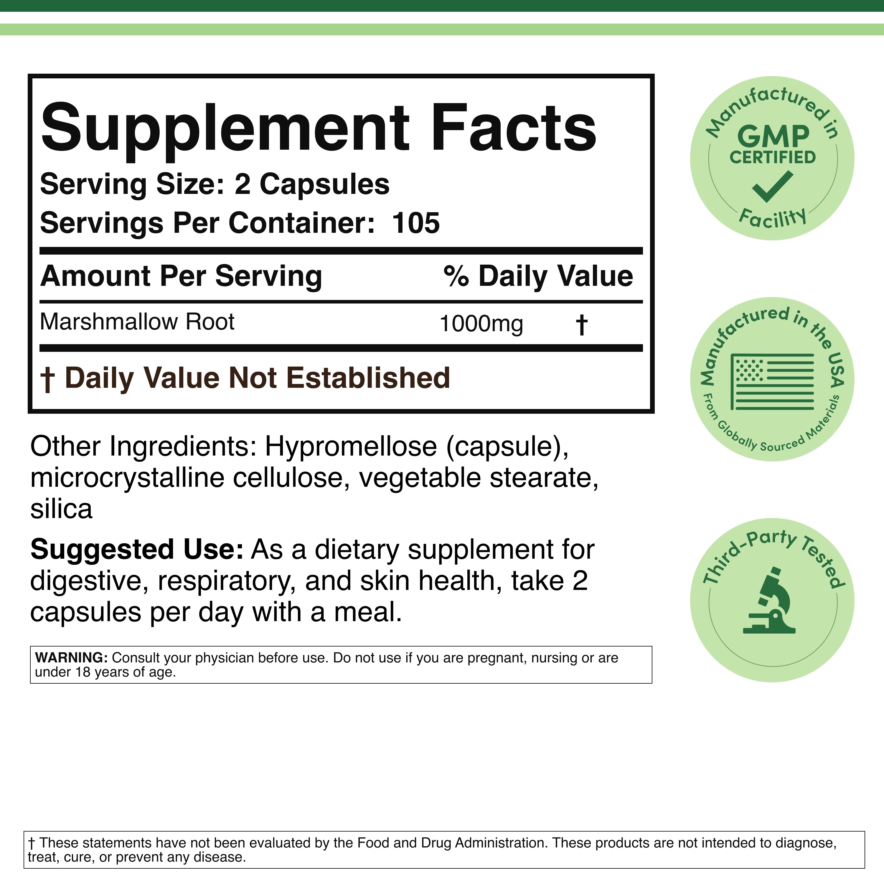 Double Wood - Marshmallow Root