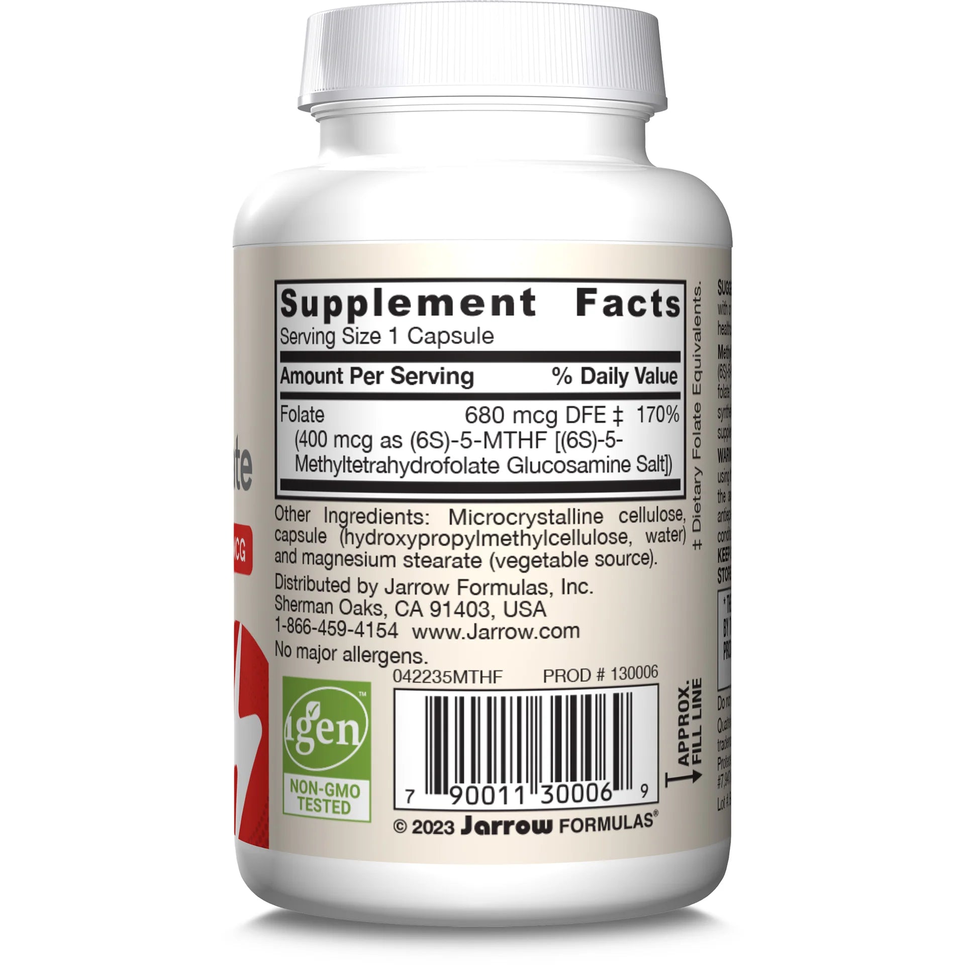Jarrow - Vegan Methyl Folate