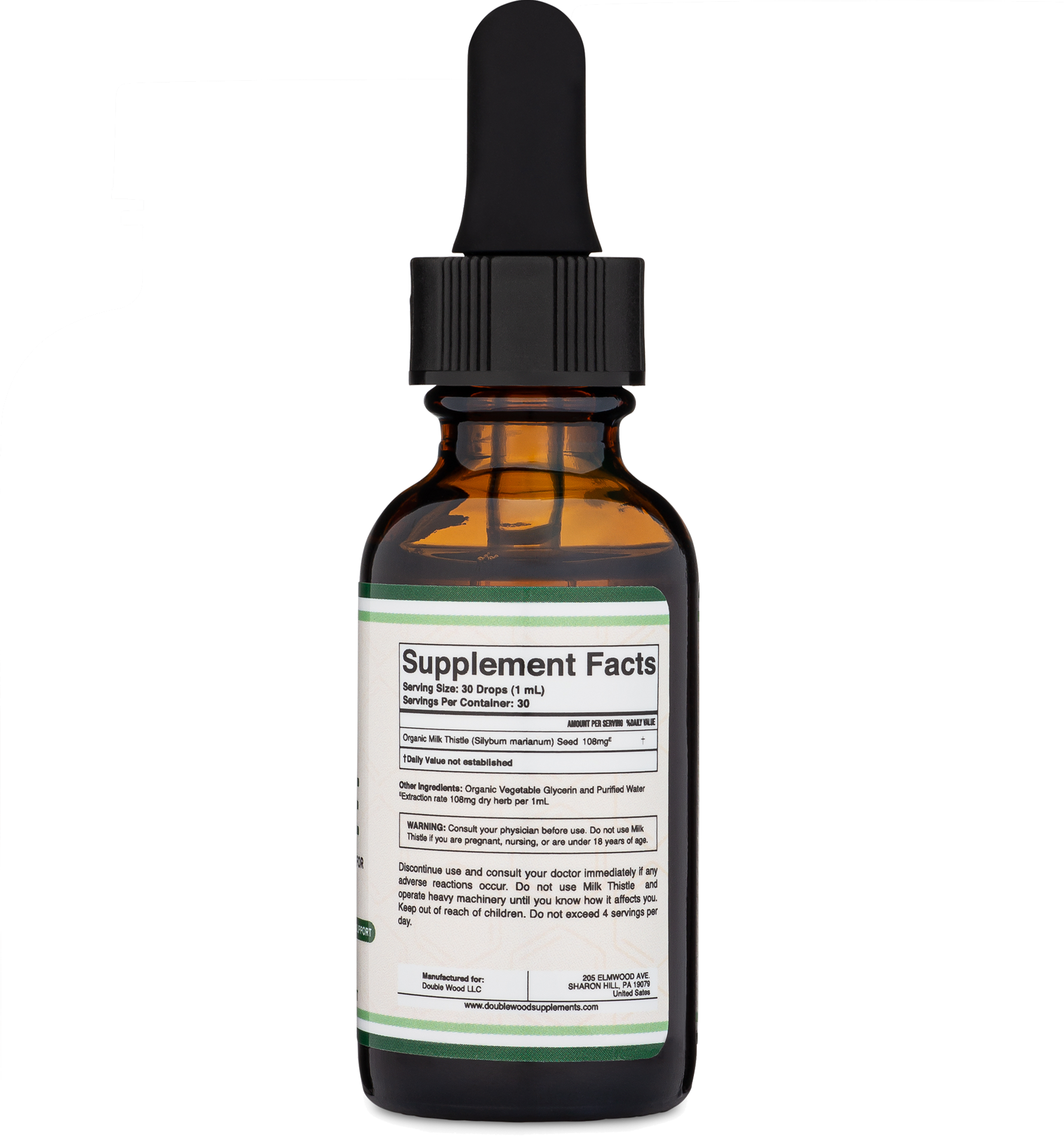 Double Wood - Chardon-Marie - 30 portions de 1 fl oz