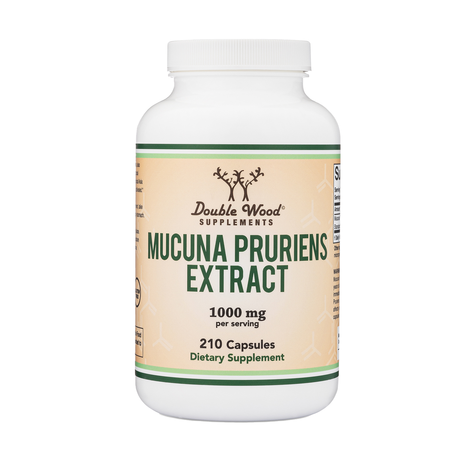 Double Bois - Mucuna Pruriens - 210 x 500 mg gélules
