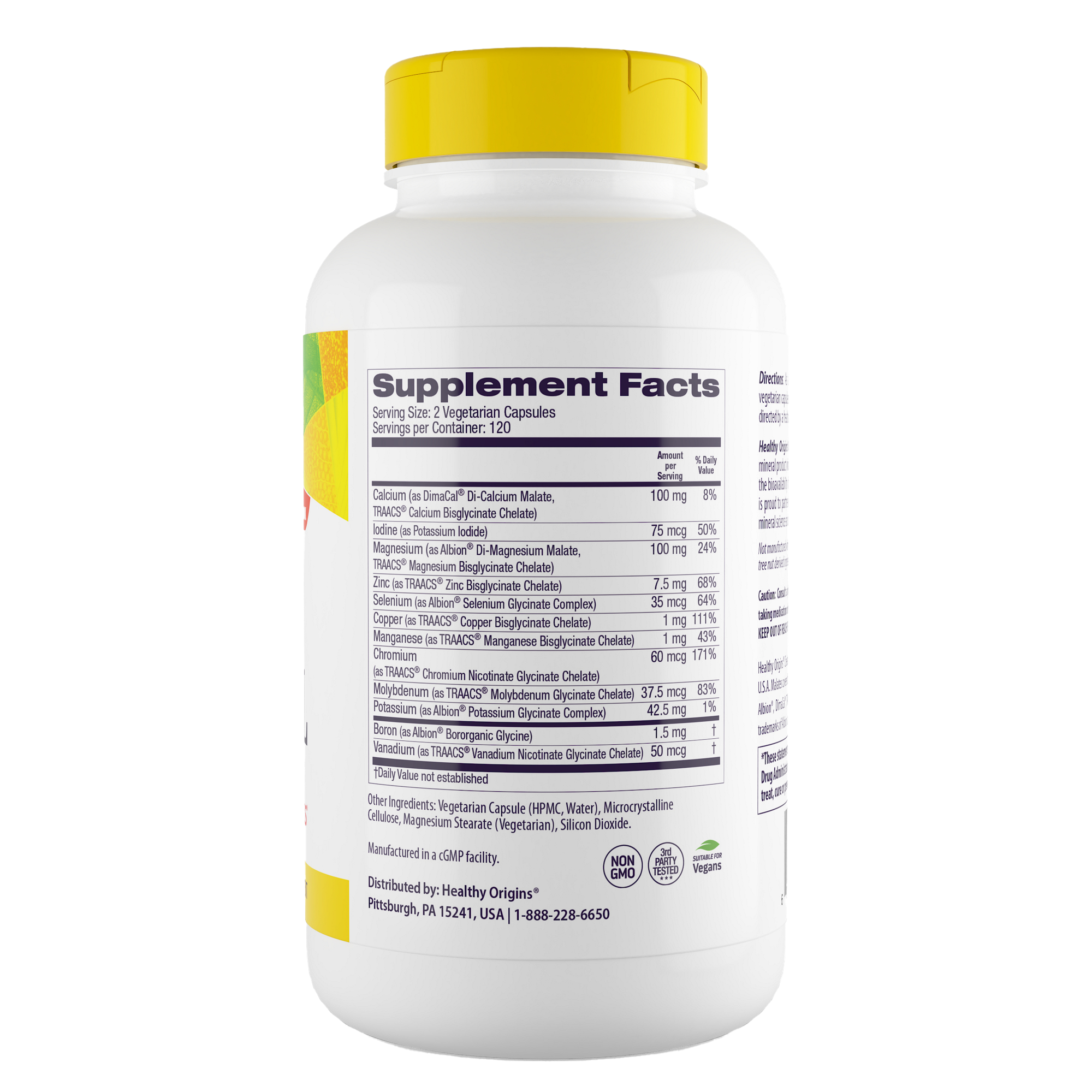 Healthy Origins - Multi Minéral - Chélaté, 120 VCaps