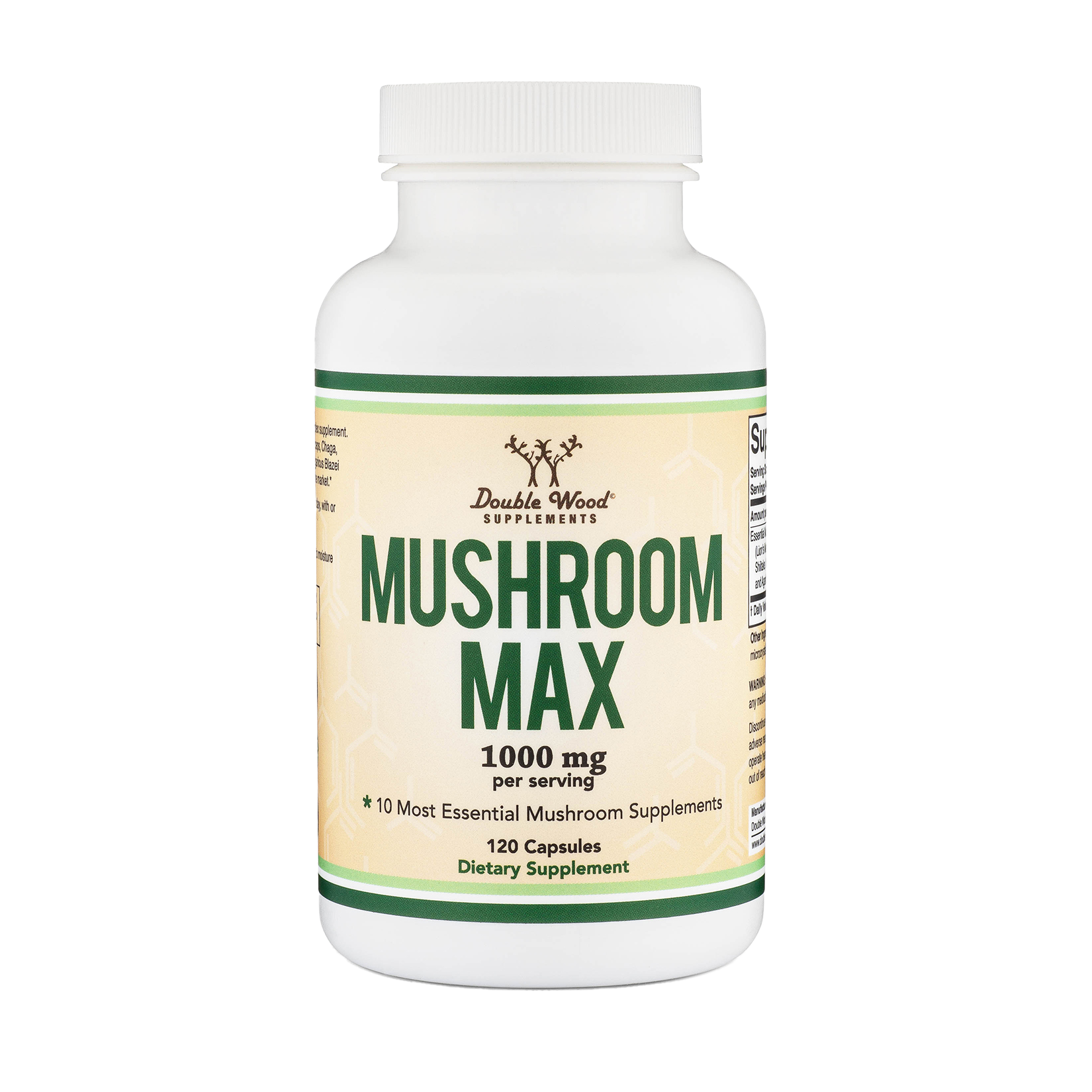 Double Wood - Champignon Max - 120 x 500 mg gélules