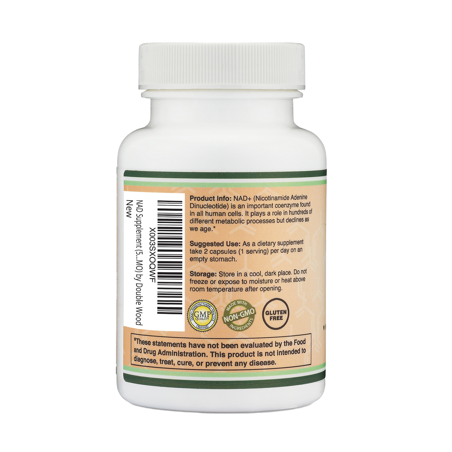 Double Bois - NAD+ - 60 gélules de 250 mg