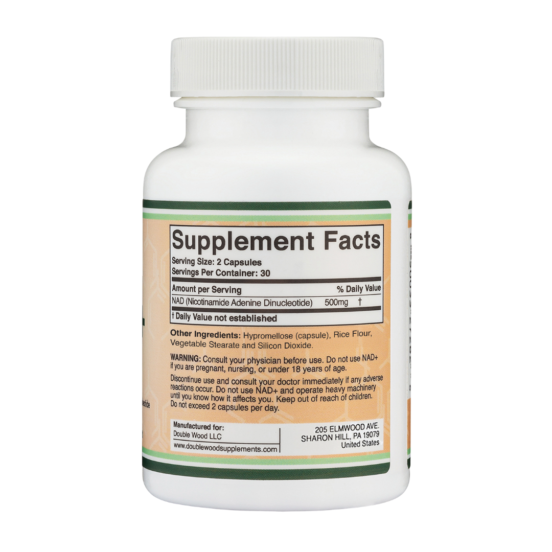 Double Bois - NAD+ - 60 gélules de 250 mg