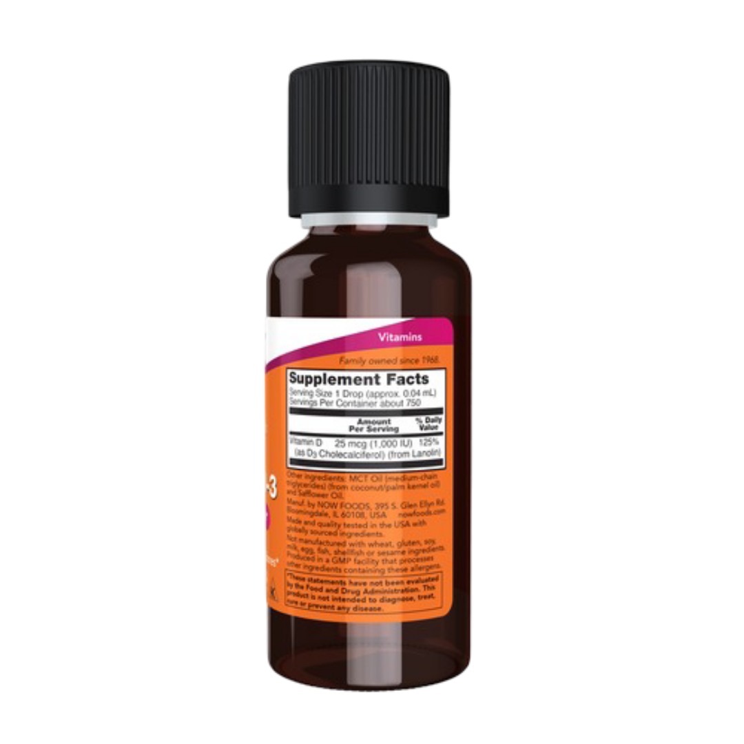 Now - Vitamin D3 Liquid