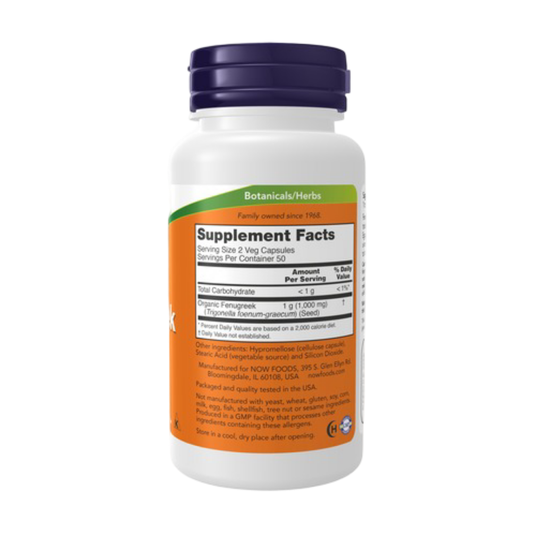 Now - Fenugrec 500 mg,Now Foods - 100 capsules végétales