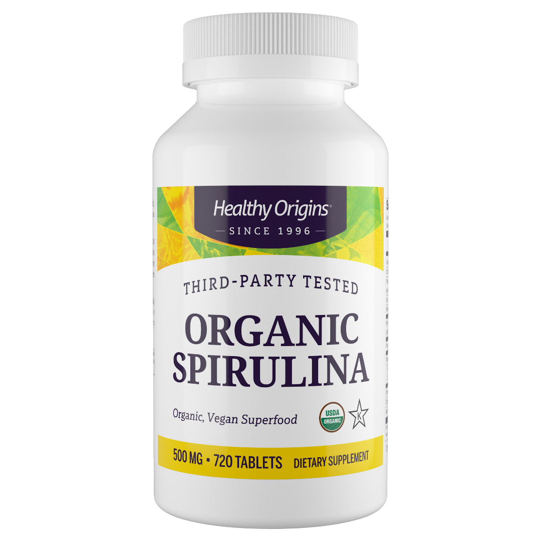 Healthy Origins - Spiruline, 500 mg (biologique)